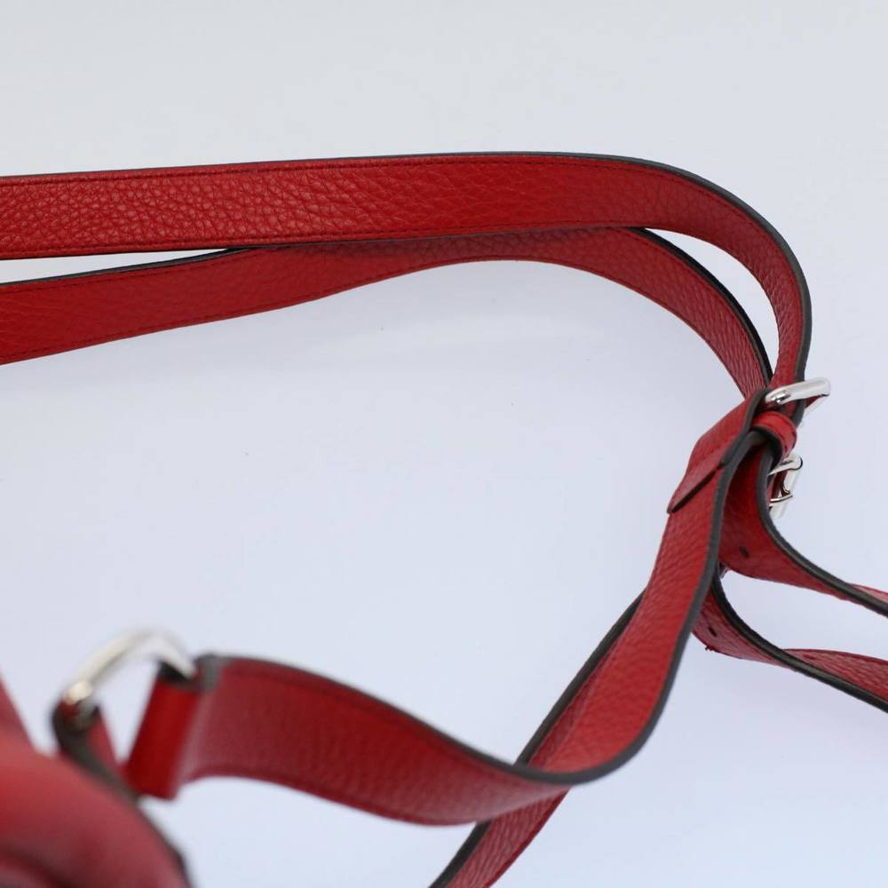 GUCCI Soho Backpack Leather Red 368588 Auth fm2801 - Picture 7 of 16